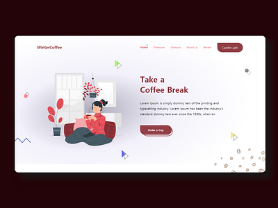 Coffeeshop Landing |Website UI