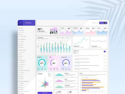 Paperless office Dashboard | Modern Dashboard 2021 branding clean color concept design illustration logo paperlessoffice ui uiux website design xd design