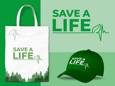 Save a Life branding design logo logo design vector