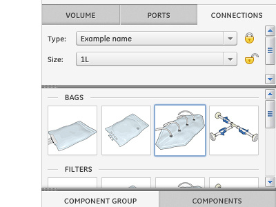 Sidebar for webapp padlock scroll sidebar tabs ui webapp