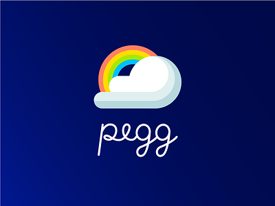 Pegg Logo / Branding branding color design grand illustration lettering logo mood rgb