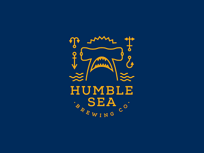 HUMBLE SEA / Brand & Screenprint bottle brand branding design logo packaging screenprinting