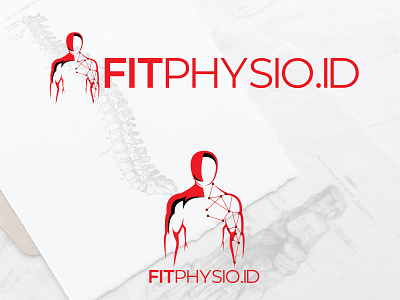 FITPHYSIO art branding design illustration illustrator logo logo design logo inspiration vector wordmark