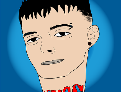 My face cartoon adobe illustrator avatar design illustration