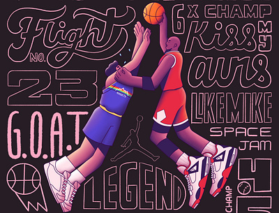 Basketball Alphabet : A is for Air Jordan 36daysoftype basketball illustration lettering michaeljordan mjmondays nba