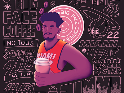 Basketball Alphabet: B is for Big Face Coffee