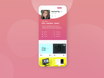 Daily UI #006 - User Profile 006 app dailyui design ui user profile