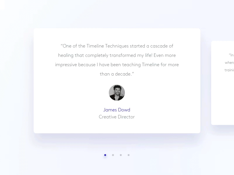 Testimonial animation avatar card design slider testimonial ui ux web