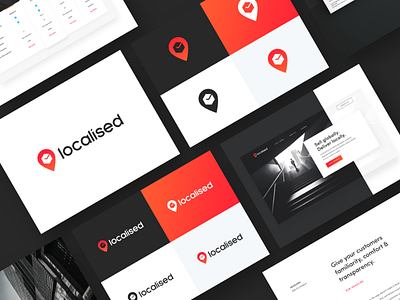 Localised Branding brand guide branding delivery ecommerce local logo map pin style guide