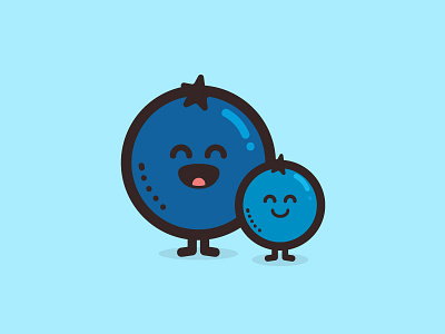 Nugo Fiber Blueberry blueberry character color custom illustration nutrition