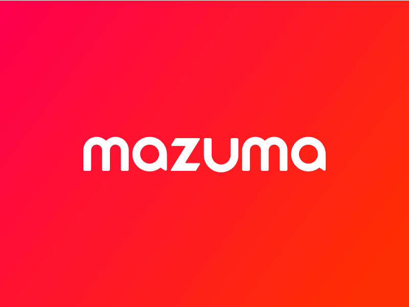 Mazuma Wordmark b2c branding cell phone custom lettering ecommerce logo logo design trade in wordmark