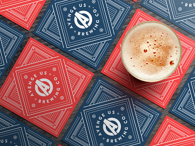 Avenge Us Brewing Coasters