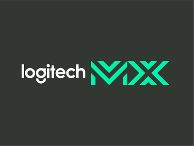 Logitech MX | Logo adobe branding branding and identity clean design icon illustration logo vector web