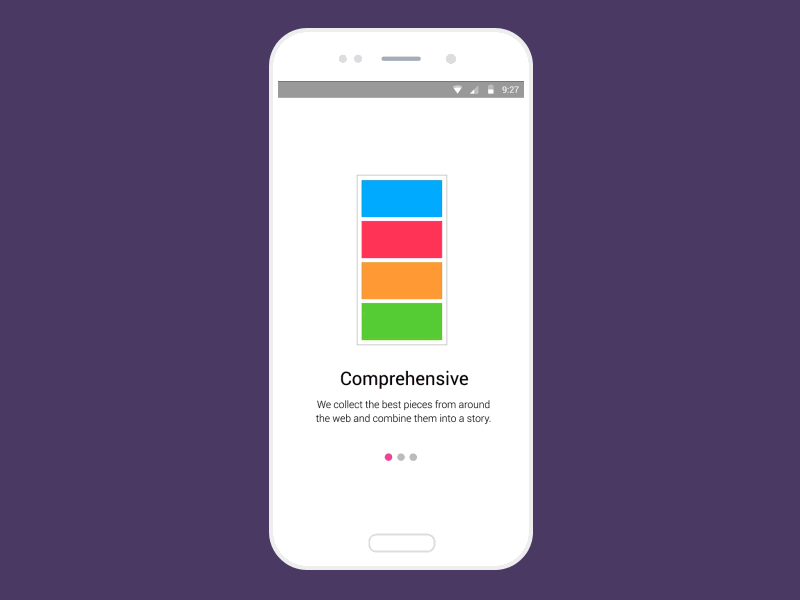 Yahoo News Digest - Android news yahoo aftereffects animation gif mobile android
