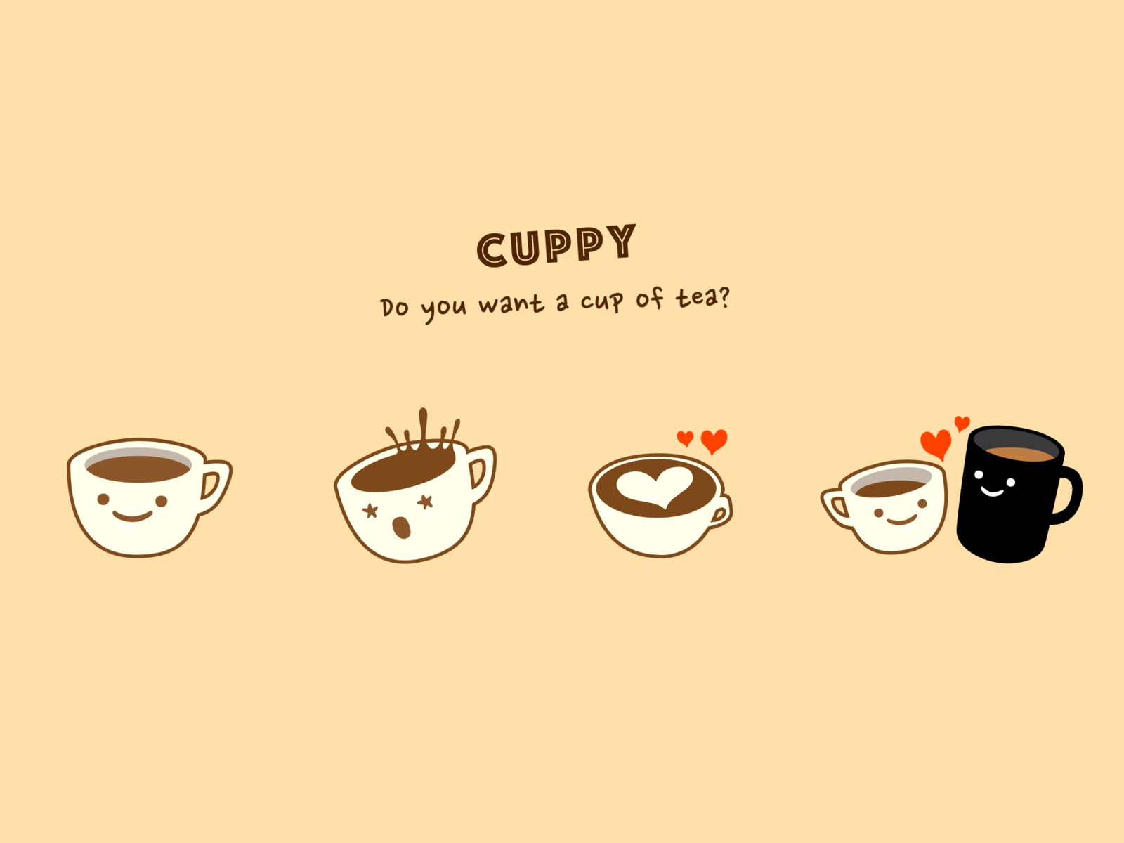 Cuppy. A WhatsApp Sticker. by Minseung Song on Dribbble