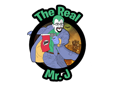 The Real Mr.J T-Shirt comicart dccomics design illustration thejoker tshirtdesign