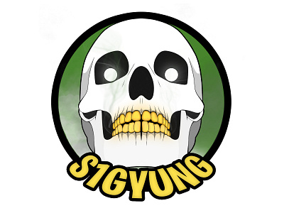 S1GYung Avatar avatardesign branding comicart design illustration skull twitch