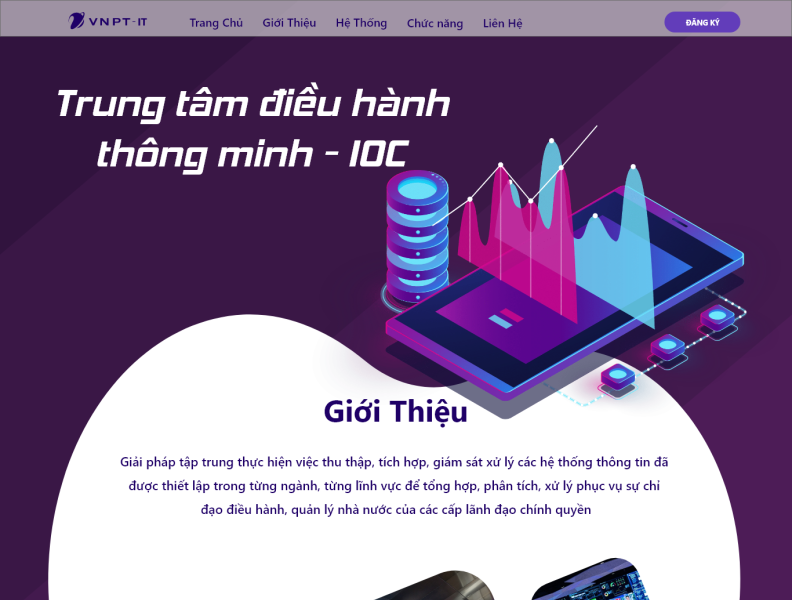 landing page IOC-VNPT by ngadinh on Dribbble