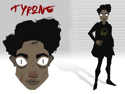 Character Design - The Henchman (Tyrone) character character design comic illustration photoshop web comic webtoon