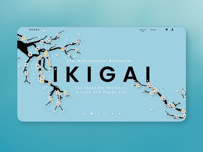 IKAGAI Book Web UI UX Design
