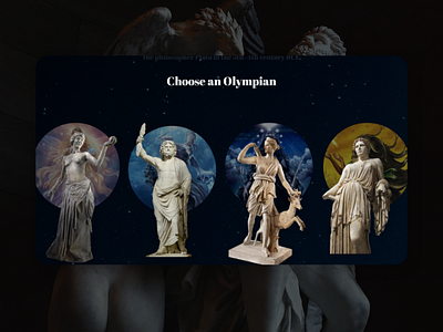 The Greeks- UI Presentation Design adobe xd adobexd app app design daily ui dailyui design greek god greek mythology illustration minimal presentation ui uiux user experience user interface design