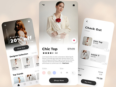 Àlainn - Clothing App Store Ui Ux Design