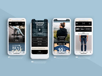 Mirror Clothing Co. Mobile Mockup