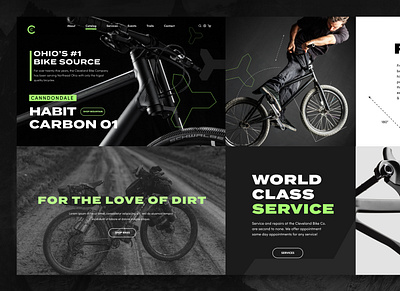 Cleveland Bike Co. Mashup branding design logo ui ux website