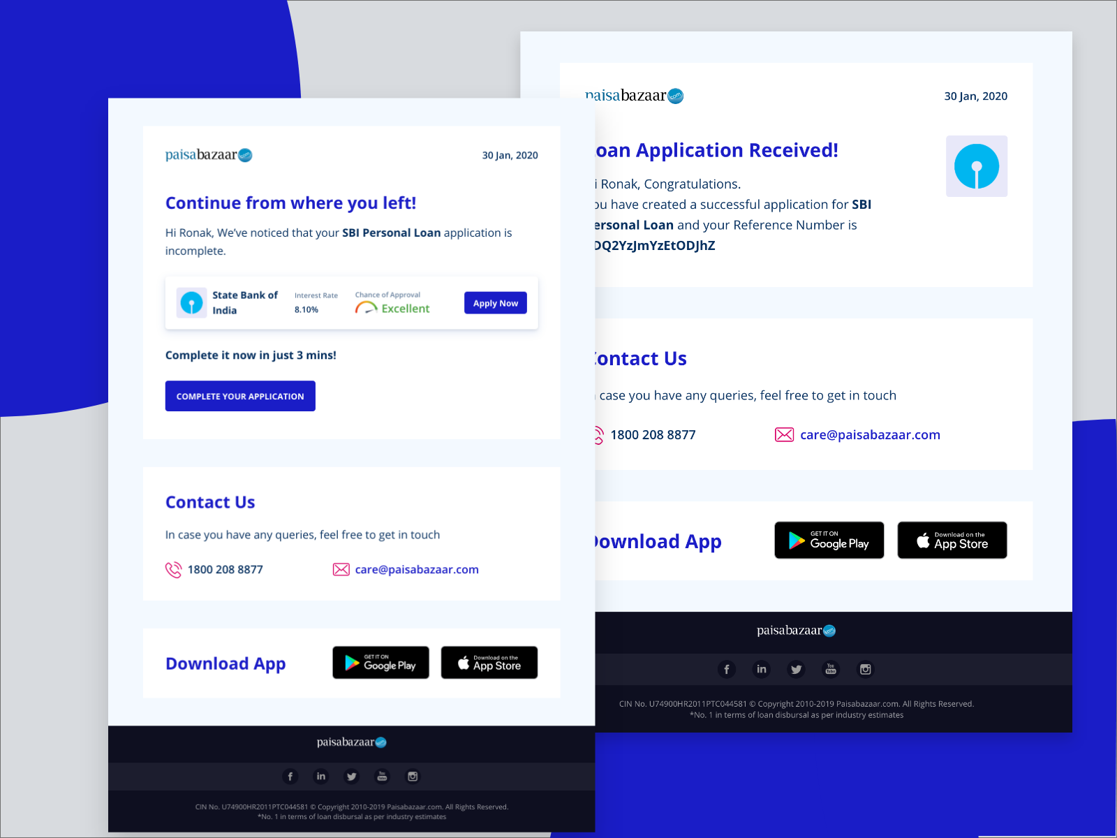 Mailer Design by Himanshu Jha on Dribbble