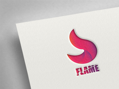 Flame logo color concept creative design ecommerce flame logo graphic design logo red