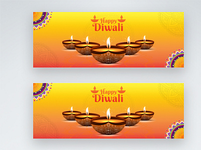 Dewali facebook cover banner banner colourful dewali facebook banner facebook cover graphic design rangoli social media