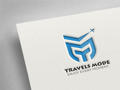 Travel logo blue concept creative journey modern sky travel travel logo travel logo design trip