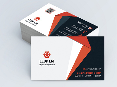 Elegant professional business card branding business business card card concept creative design graphic design identity logo