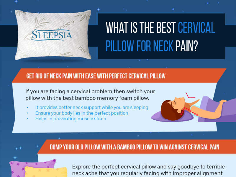Best Cervical Pillow for Neck Pain by Best Cervical Support Pillows for Neck