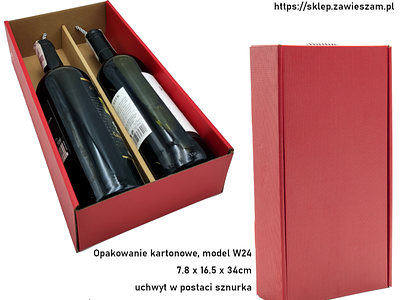 Pudełko na 2 wina brand identity branding craft logo wine wino