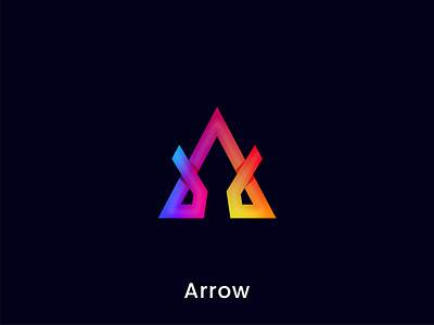 Letter A + Arrow  Abstract Modern Logo Unsold