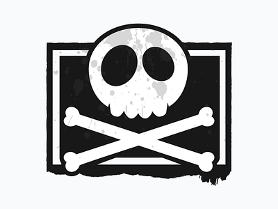 Skull and Crossbones branding crossbones logo logo design skull skull and crossbones