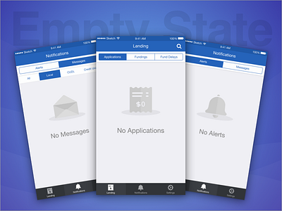 Dealer Mobile App Empty States