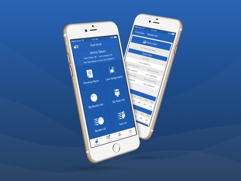 League Secretary App by James Betterment on Dribbble