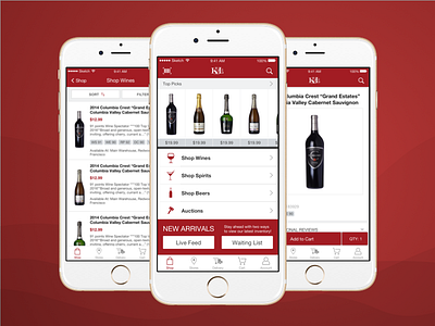 K L Wines Store App 2