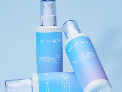 HavenSkye: label design of skincare cosmetics