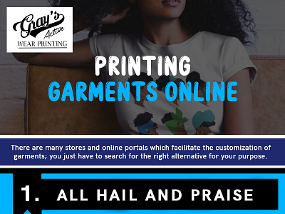 Printing Garments Online t shirt design
