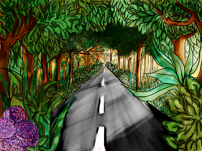 Way to Jungle abstract abstract art design digitalart emotions illustration