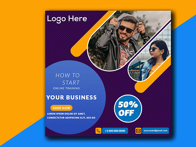 Social Media Post Design Templates Free PSD