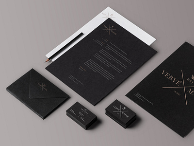 Stationery as part of brand identity for bespoke Tailors