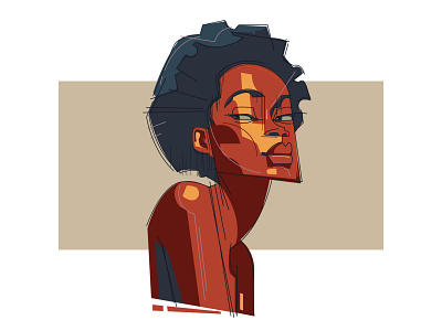 black lady character design illustration illustrator infographic lineart minimal pictogram vector website