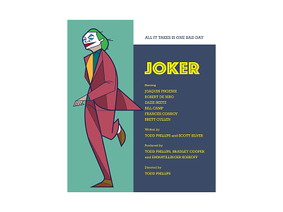 Joker batman branding character clean comic art dc comics design flat identity illustration illustrator infographic joker logo minimal pictogram typography vector web website