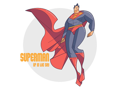 superman animation branding character clean design flat icon illustration illustrator infographic ios lineart logo minimal pictogram superman ui vector web website