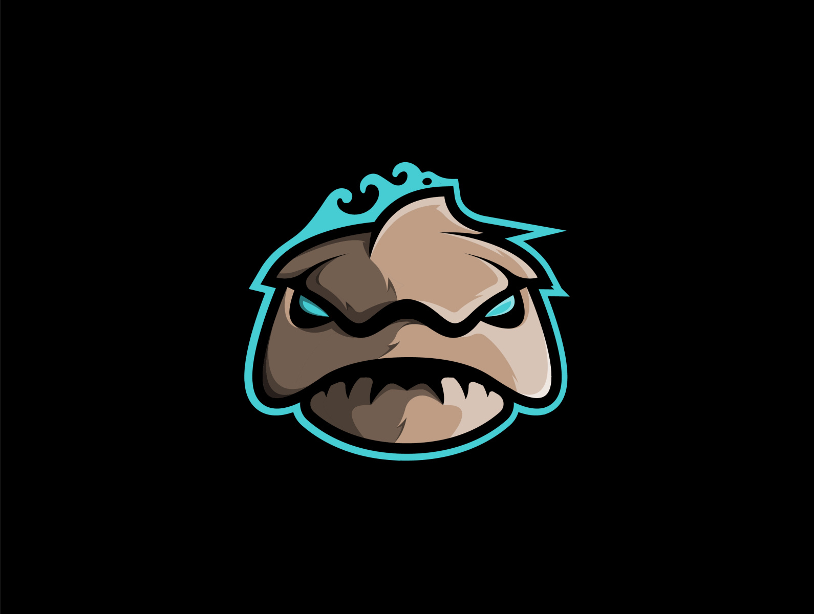 Fish Head E Sports Logo by Ben Levart on Dribbble