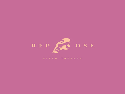 Repose Sleep Therapy - Minimalist Logo Concept design designer face faces illustration logo logodesign logos minimalism minimalist minimalistic sleep vector